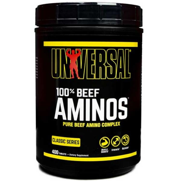 100% Beef Aminos,  400 tabs