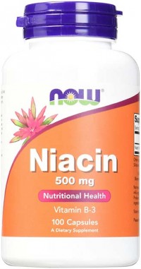 Niacin 500 mg, 100 caps.