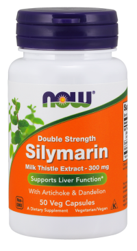 Silymarin - Double Strength 300 mg, 50 caps.