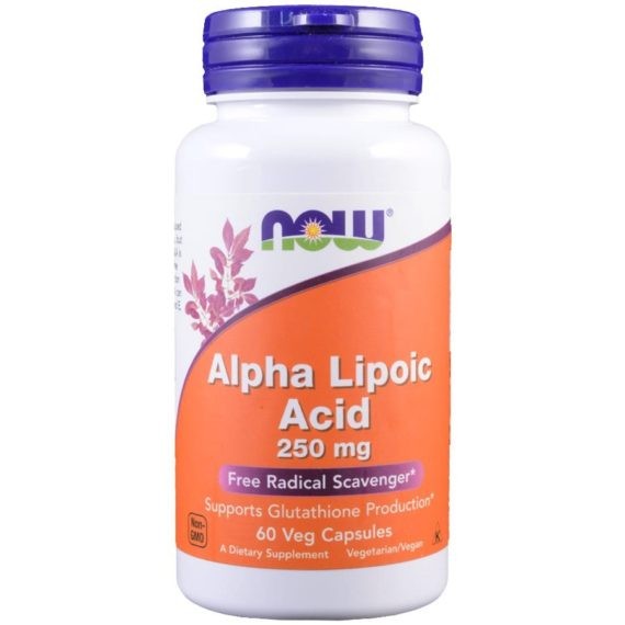 Alpha Lipoic Acid 250 mg, 60 caps.