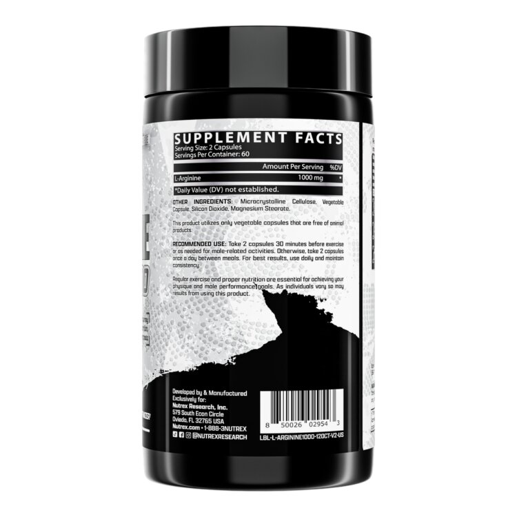 L Arginine 1000,   120 caps.