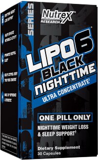 Lipo 6 Black Night Time Ultra Concentrated, 30 caps.