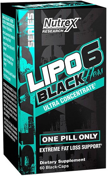 Lipo 6 Black Hers,  Ultra Concentrate,  60 caps.