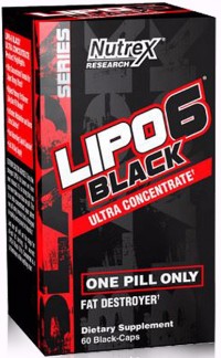 Lipo 6 Black Ultra Concentrated,  60 caps.