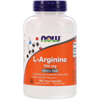 L-Arginine 700 mg, 180 caps.