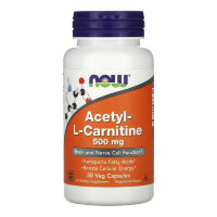 Acetyl L-Carnitine 500 mg, 50 caps.