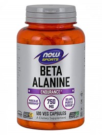 Beta Alanine 750 mg, 120 caps.