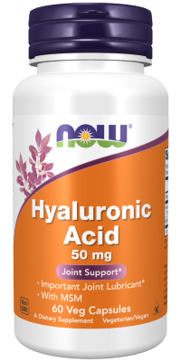 Hyaluronic Acid + MSM 50 mg, 60 caps.