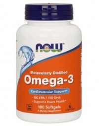 Omega-3  1000 mg, 100 softgels.