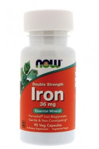 Iron 36 mg Double Strength,  90 caps.