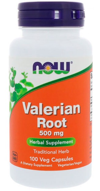 Valerian Root 500 mg, 100 caps.